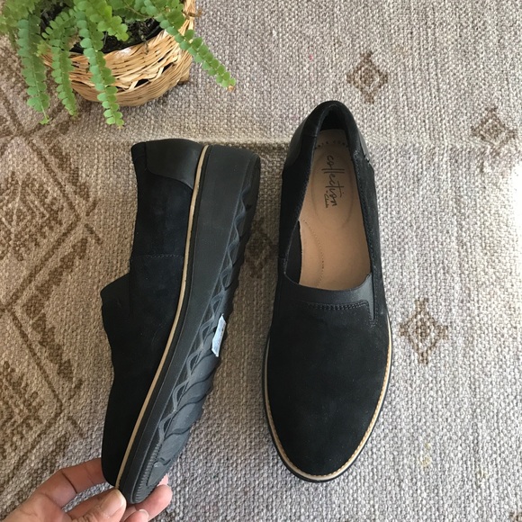 sharon dolly suede wedge loafer